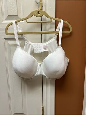 Breezies White Full-Coverage Underwire Bra with Molded Cups